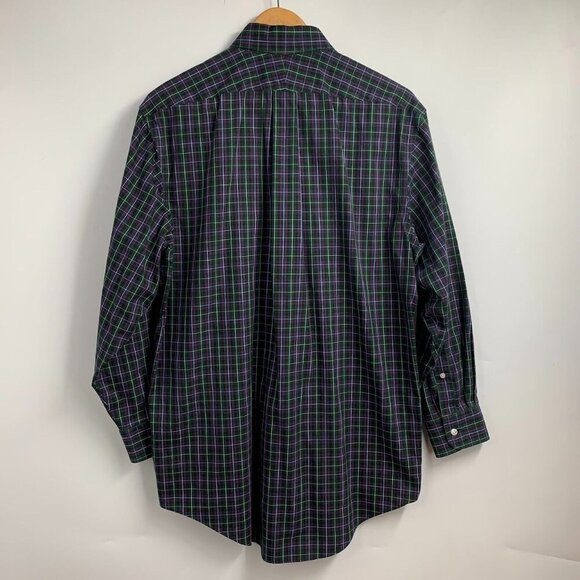 Lands' End Men's Pattern‎ No Iron (Lot of 3) Supima Oxford Dress Shirt SZ 16.5 - Picture 7 of 13